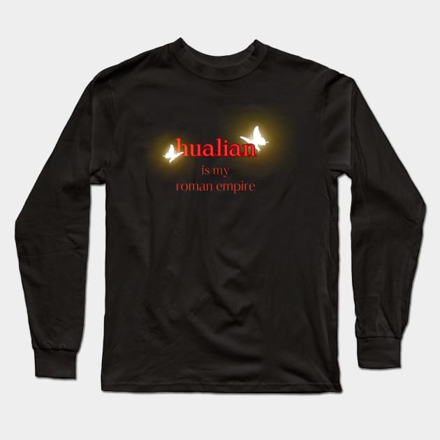 hualian Long Sleeve T-Shirt by Paper Iris Designs